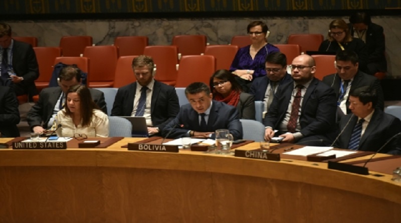 Bolivia asume Presidencia de 1era. Comisión de ONU sobre Desarme y Seguridad Internacional