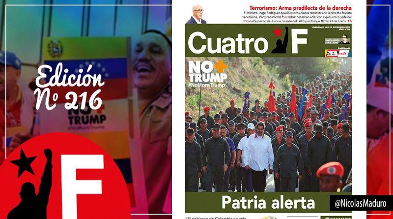 CuatroF N° 216: Unidad del pueblo venezolano detendrán pretensiones perversas del imperialismo