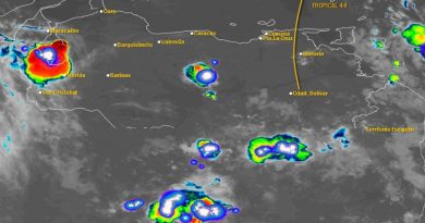 Inameh pronostica precipitaciones en nororiente, llanos occidentales y andes del país