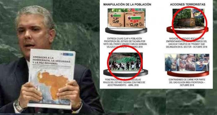 Despiden al jefe de inteligencia militar de Colombia por fotos falsas que Duque presentó de Venezuela