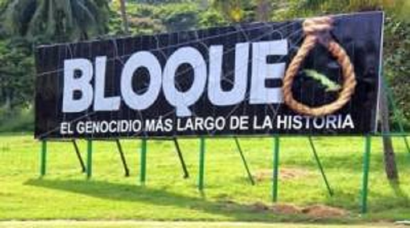 Cuba demanda fin de bloqueo de Estados Unidos