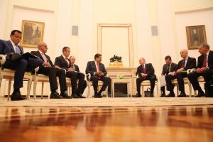 "La Federación de Rusia ratifica su apoyo absoluto al gobierno legítimo de Venezuela, presidido por Nicolás Maduro”, expresó el mandatario ruso Vladimir Putin