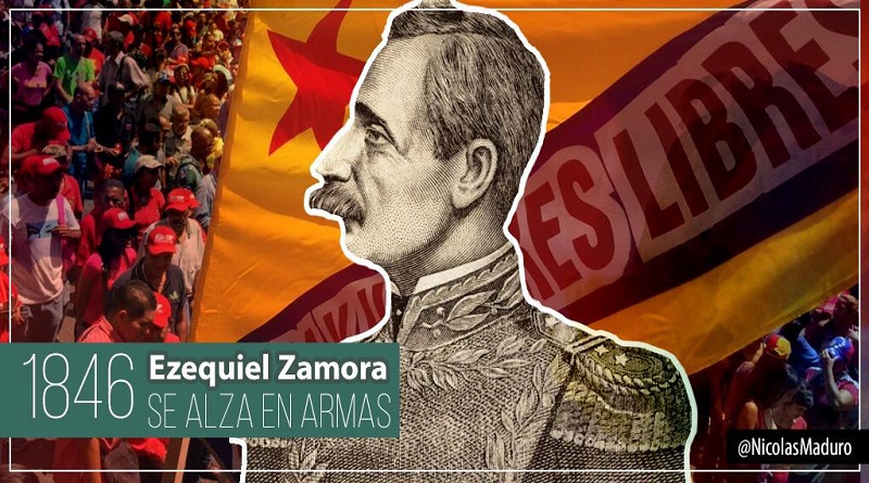 Jefe de Estado recuerda a Ezequiel Zamora por su lucha en el respeto hacia el campesino