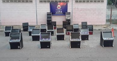 Incautan 30 máquinas traganíqueles en Lara y Distrito Capital