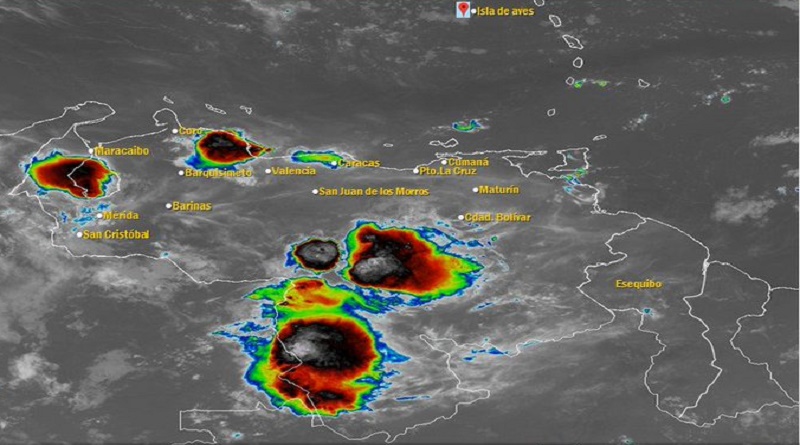 Estas son las condiciones meteorológicas para las próximas 24 horas en el país