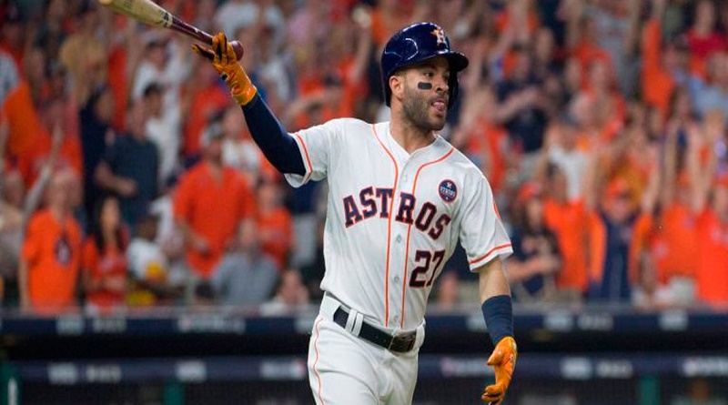 José Altuve rompe su marca personal de cuadrangulares en una temporada