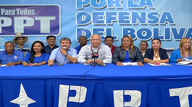 PPT se suma a acuerdos de paz suscrito en Mesa Nacional de Diálogo