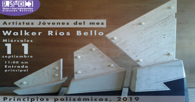 Artista Walker Ríos presenta "Principios polisémicos" en el Museo Armando Reverón