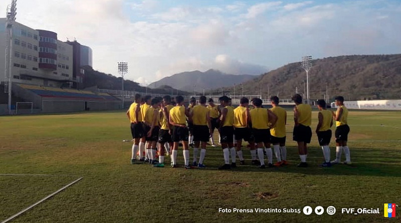 Vinotinto sub 15 continúa preparación rumbo al Sudamericano