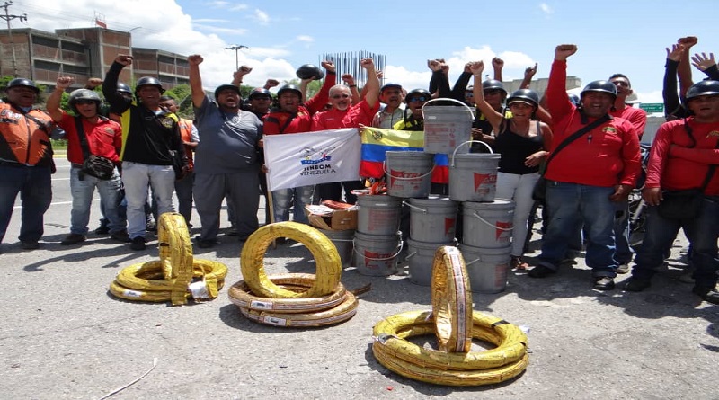 Entregan insumos para motos a 25 cooperativas en Guarenas