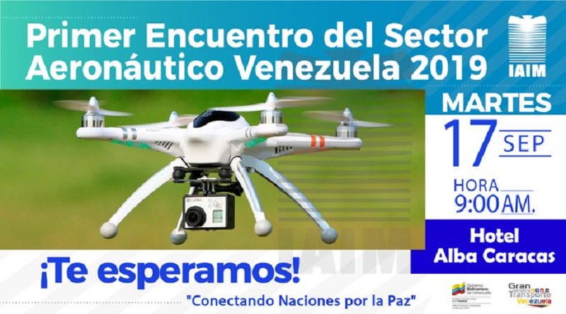 Primer Encuentro Nacional del Sector Aeronáutico Venezuela 2019 buscará elevar propuestas para impulsar el transporte aéreo