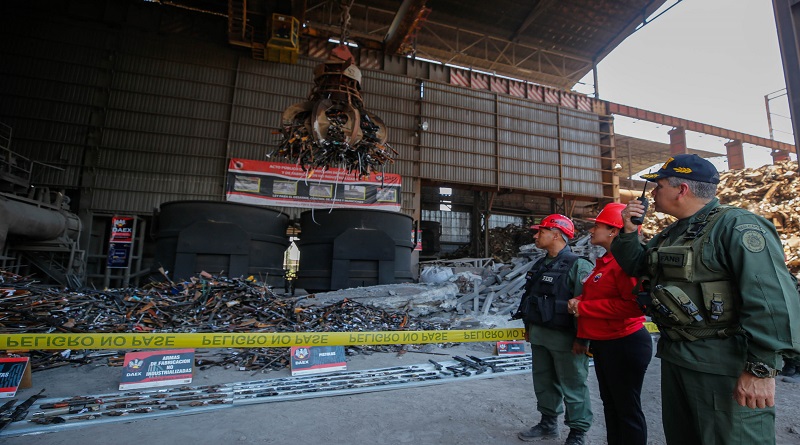 armas en el estado Zulia destruye 32 mil 194 entre armas blancas y de fuego