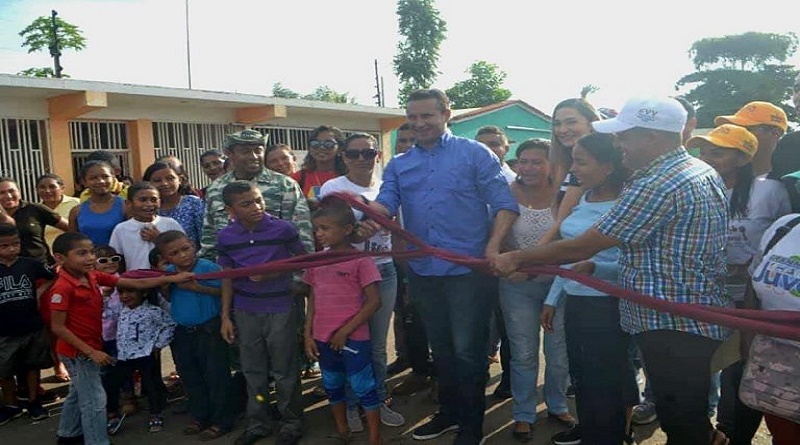 Gobierno Bolivariano inaugura avenida en Camaguán en Guárico