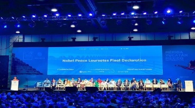 Premios Nobel de la Paz declaran a Yucatán "Estado de Paz"