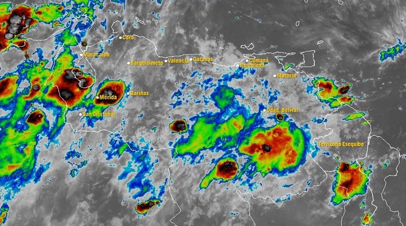 Onda tropical N° 45 originará precipitaciones en gran parte del país