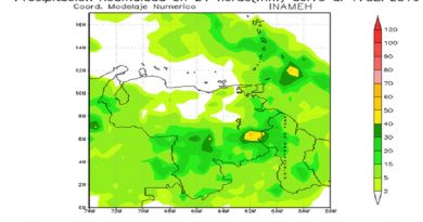 Onda tropical 44 provocará precipitaciones al occidente del país  