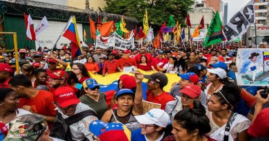 Pueblo venezolano se movilizará este martes para denunciar ante el mundo la agresión imperial