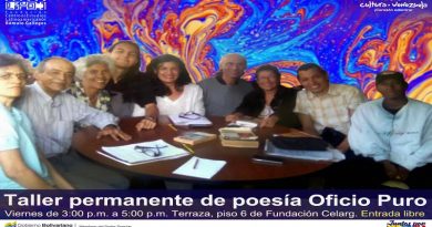 Performance Poesía gastronómica se realizará el 03 de octubre en Caracas