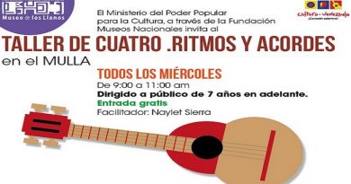 El Museo de Los Llanos realiza el taller de Cuatro, Ritmos y Acordes en Barinas