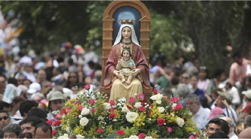 Devotos de Portuguesa rinden honor a la Virgen de Coromoto