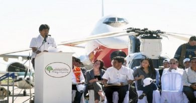 Evo Morales presenta "Plan Tajibo" para recuperar la Chiquitania