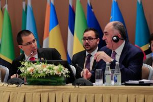 Canciller Jorge Arreaza inicia Reunión Ministerial del MNOAL en el contexto de la XVIII Cumbre de Jefes de Estado y de Gobierno