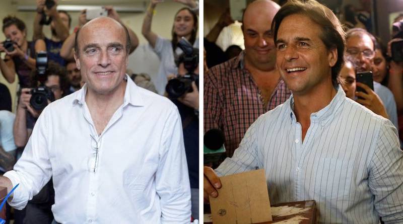 Martínez y Lacalle Pou definirán presidencia de Uruguay en segunda vuelta