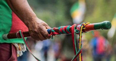 Asesinan a muralista indígena colombiano en el Cauca
