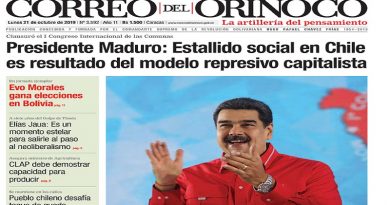 Portadas de medios impresos venezolanos de este 21 de octubre
