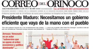 Portadas de medios impresos venezolanos de este 14 de octubre