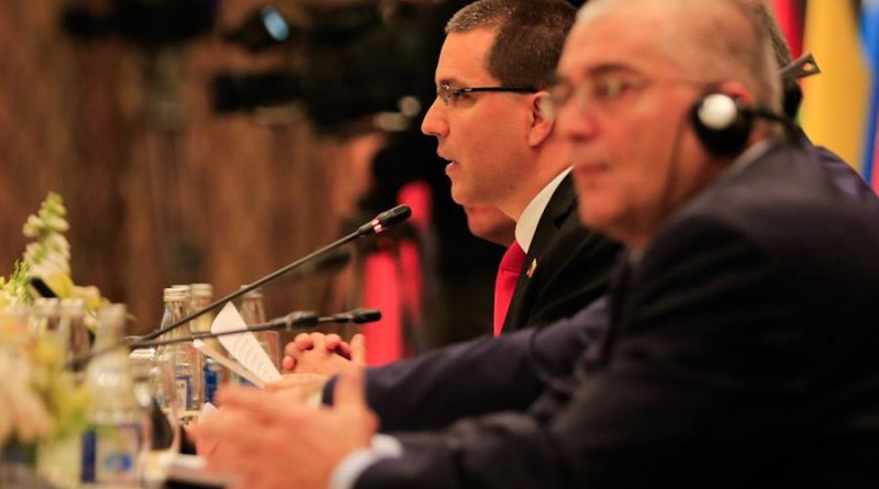 Canciller Arreaza Venezuela vive un experimento de guerra no convencional