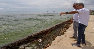 Comienzan trabajos de sustitución de baranda costera en parque La Vereda del Lago de Maracaibo