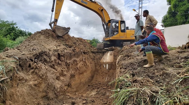 Carabobo: Construyen colector principal de aguas servidas en vivienda popular de Los Guayos
