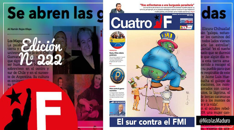 Edición N° 222 del CuatroF muestra resurgimiento de los pueblos contra el neoliberalismo