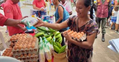 Más de 7 mil toneladas de alimentos han beneficiados a familias de municipios Caripe y Maturín