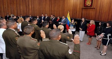 TSJ juramenta a jueces e inspectores de tribunales civiles y militares