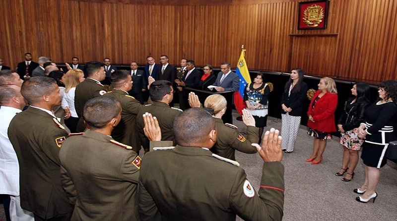 TSJ juramenta a jueces e inspectores de tribunales civiles y militares