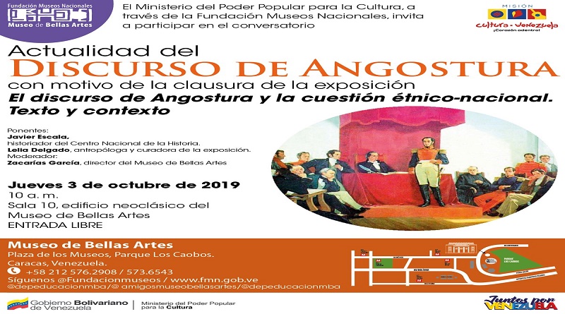 Conversatorio "Actualidad del Discurso de Angostura" en el MBA de Caracas