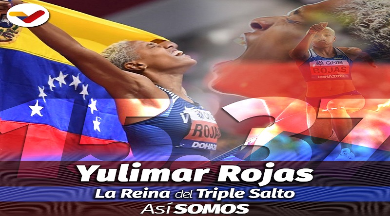 Pueblo venezolano recibirá este miércoles a su bicampeona mundial Yulimar Rojas