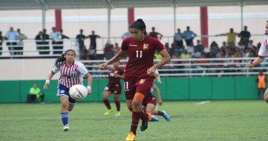Vinotinto femenina derrota por la mínima a Paraguay en Copa CNAR