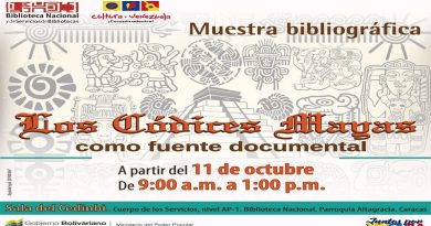Este viernes abre muestra bibliográfica "Los Códices Mayas"
