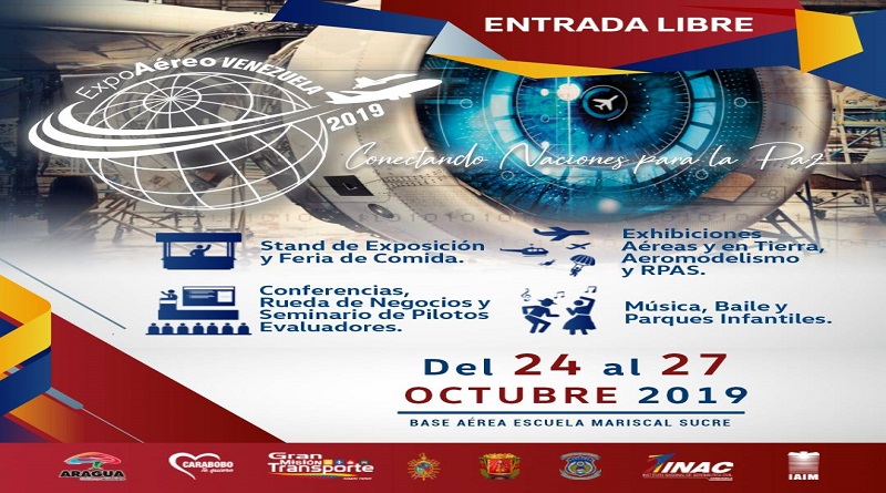 Realizarán rueda de negocio, conferencias y exhibiciones durante Expo Aéreo Venezuela