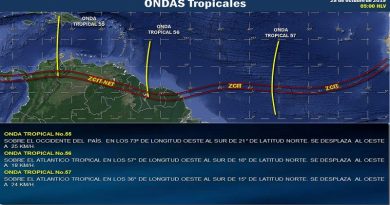 Inameh pronostica precipitaciones en Zulia, Delta Amacuro y sur de Amazonas