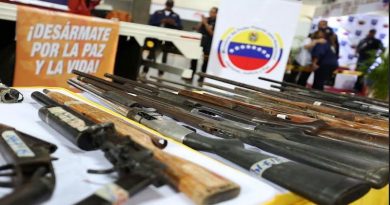 Venezuela ha inutilizado 515.511 armas de fuego desde 2003