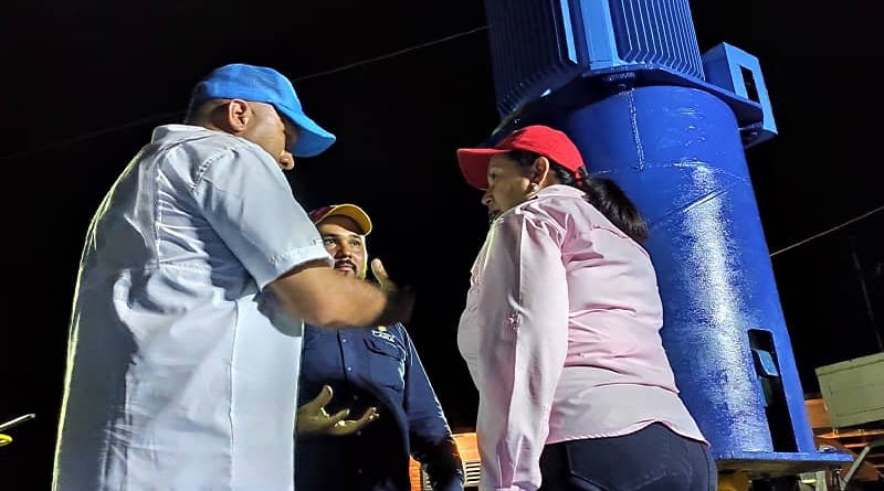 Inspeccionan trabajos en estación de rebombeo Carabalí en Palavecino
