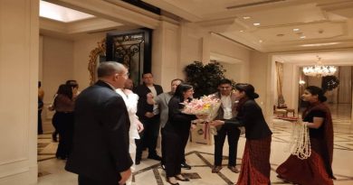 Vicepresidenta Delcy Rodríguez llega a India para participar en II Asamblea de la Alianza Solar Internacional en la India
