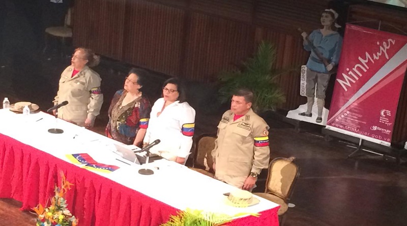 Ministra Asia Villegas felicito a las mujeres venezolanas durante el acto en conmemoración al Día Nacional del Socialismo Feminista