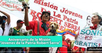 Jefe de Estado felicita a muchachada de la Misión Jóvenes de la Patria Robert Serra