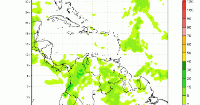 Nubosidad y lluvias persistirán para este miércoles en gran parte del país