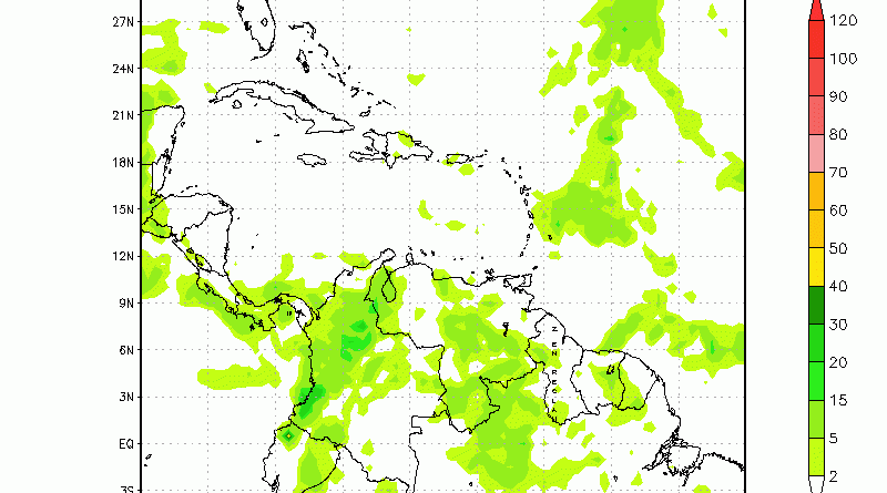 Nubosidad y lluvias persistirán para este miércoles en gran parte del país